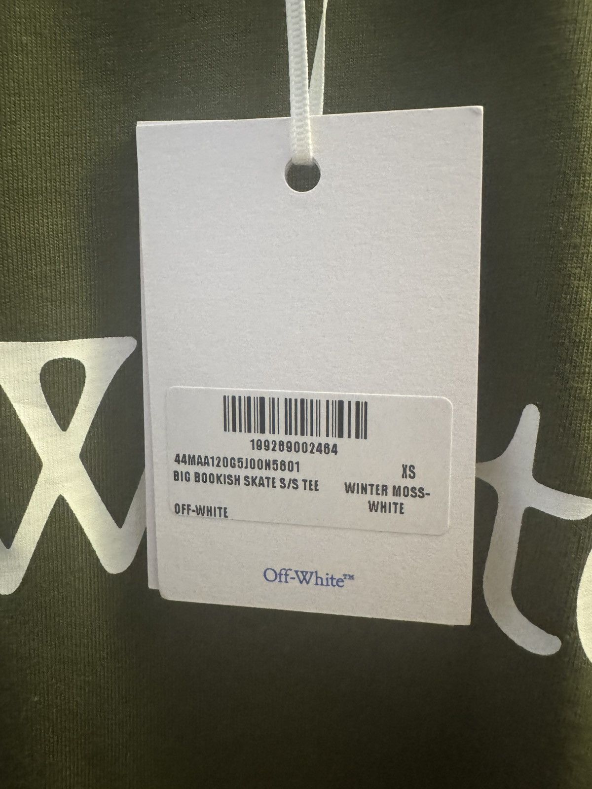 Off-White OFF WHITE BIG BOOKISH TEE ( FITS A SMALL) Size US XS / EU 42 / 0 - 3 Thumbnail