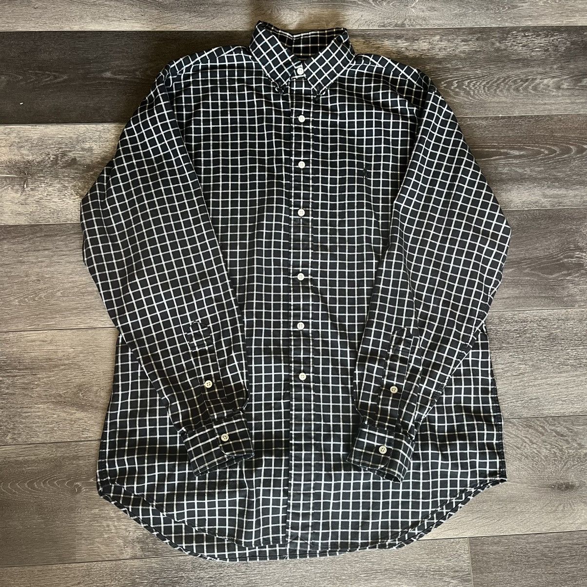 Polo Ralph Lauren × Ralph Lauren × Vintage Vintage 1990s Polo Ralph Lauren Blake Plaid Button Up Shirt Size US M / EU 48-50 / 2 - 1 Thumbnail