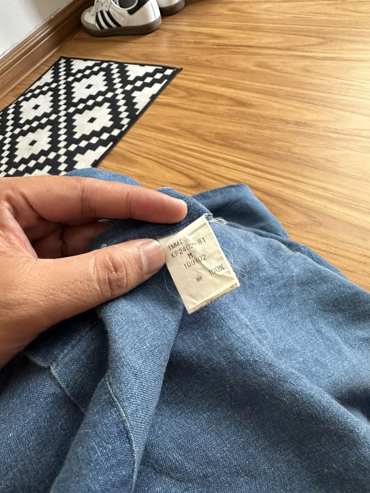 Issey Miyake 1980-Issey Miyake IM Product Denim Hidden Button (Oversized) Size US XL / EU 56 / 4 - 9 Thumbnail