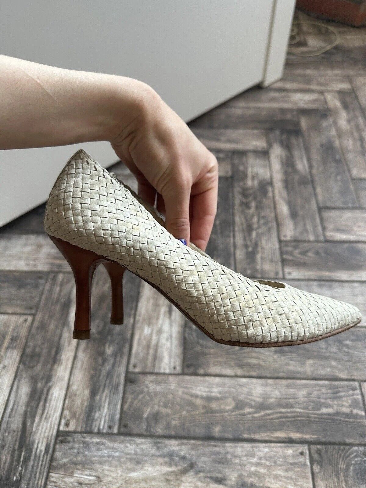 Pons Quintana Pons Quintana Summer Braided Heels Leather Shoes Size US 7.5 / IT 37.5 - 17 Thumbnail