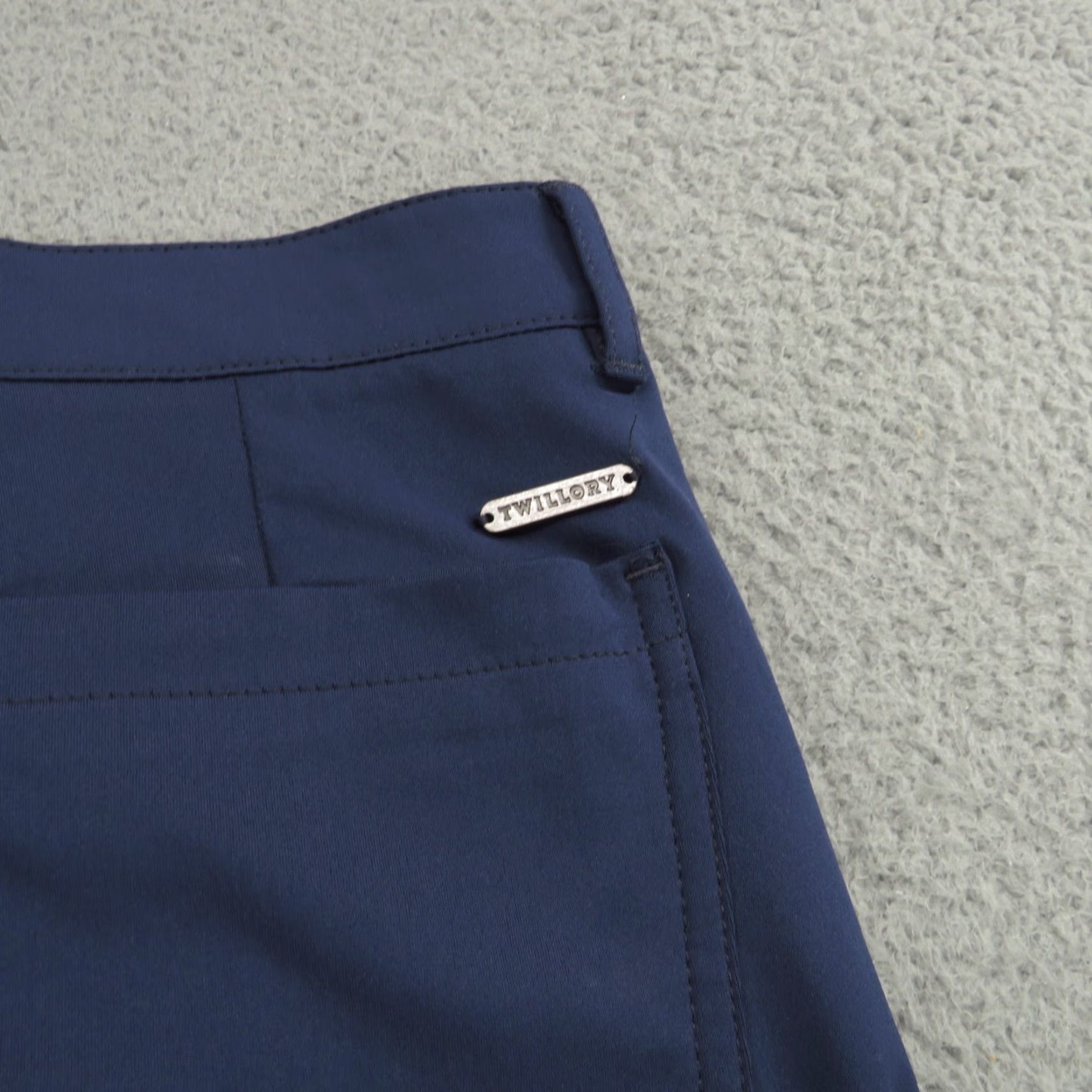 Vintage Twillory Pants Mens 36x30 Tailored Fit Navy 5 Pocket Performance Travel Flex Chino Straight 36 Regular Blue Mens Size US 36 / EU 52 - 5 Thumbnail
