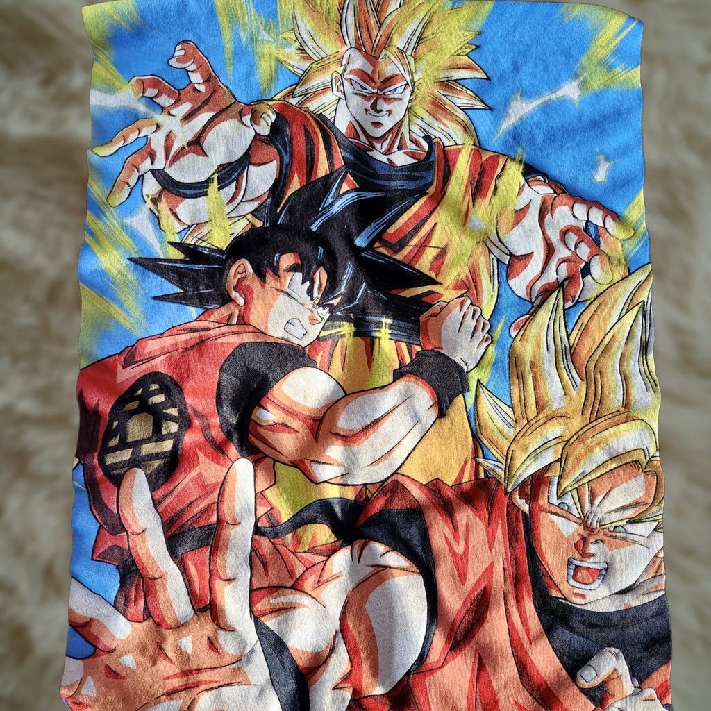 Vintage Dragon Ball Z Dragonball Z DBZ T-Shirt Mens Large Black Long Sleeve Large Graphic Size US L / EU 52-54 / 3 - 1 Thumbnail