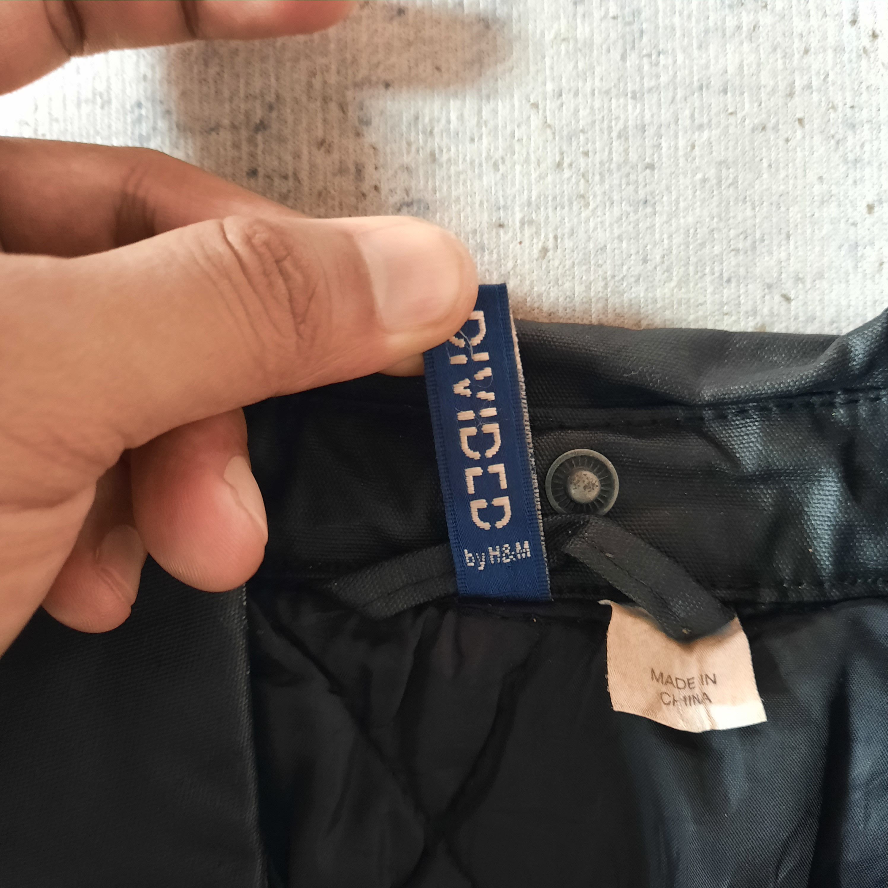 If Six Was Nine ⚒️ H&m super black rock star coated jacket Size US M / EU 48-50 / 2 - 5 Thumbnail