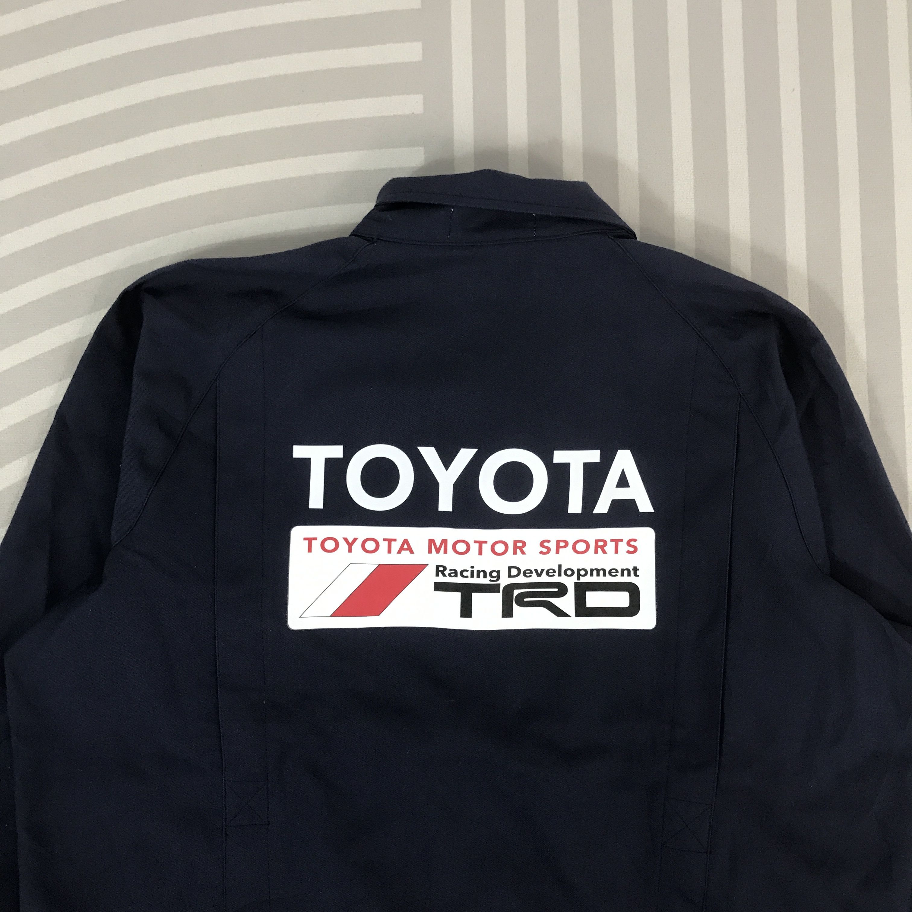 Japanese Brand Vintage Toyota x Trd Racing motorsport custom navy Jacket Size US XL / EU 56 / 4 - 2 Thumbnail