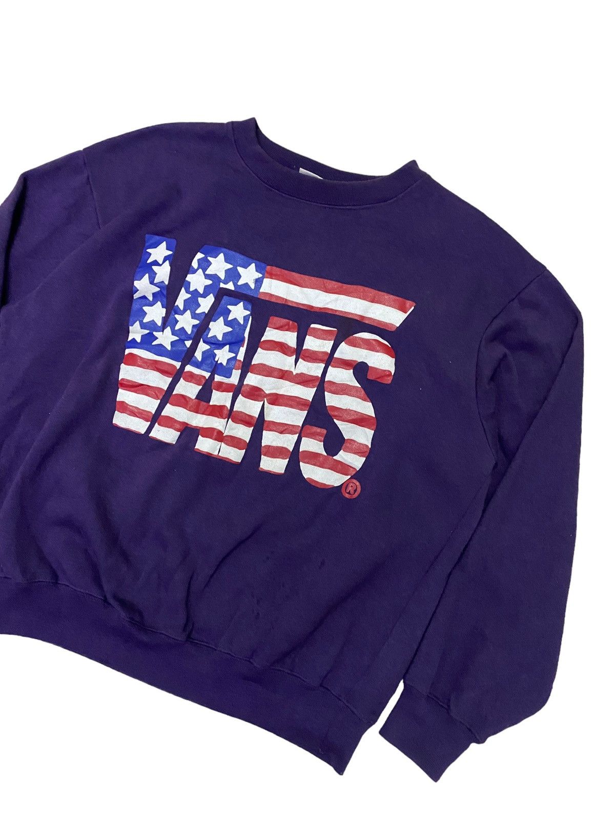 Vans Vintage 90s Vans Flag Big Logo Sweatshirt Size US M / EU 48-50 / 2 - 4 Thumbnail