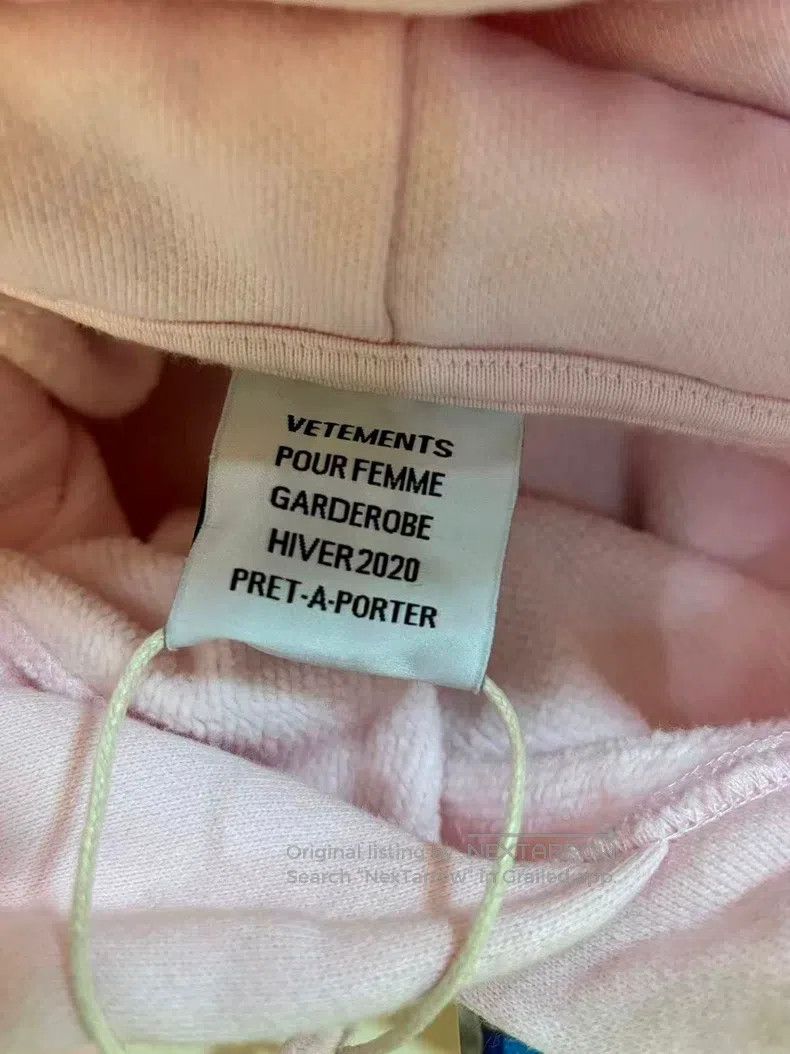 Vetements VETEMENTS Pink My Little Pony Unicorn Hooded Sweatshirt Size US S / EU 44-46 / 1 - 3 Thumbnail