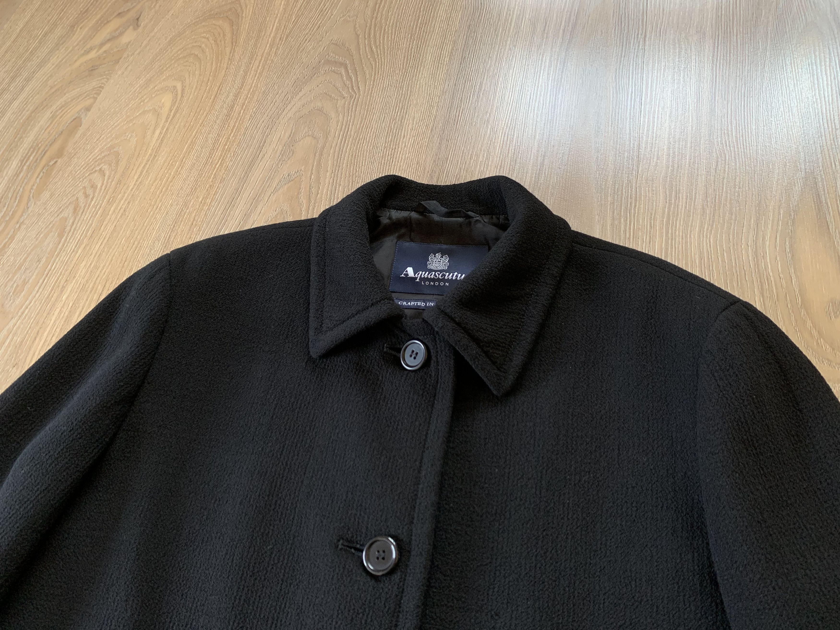Aquascutum × Vintage Aquascutum London Women's Vintage Wool Coat Size M / US 6-8 / IT 42-44 - 5 Thumbnail