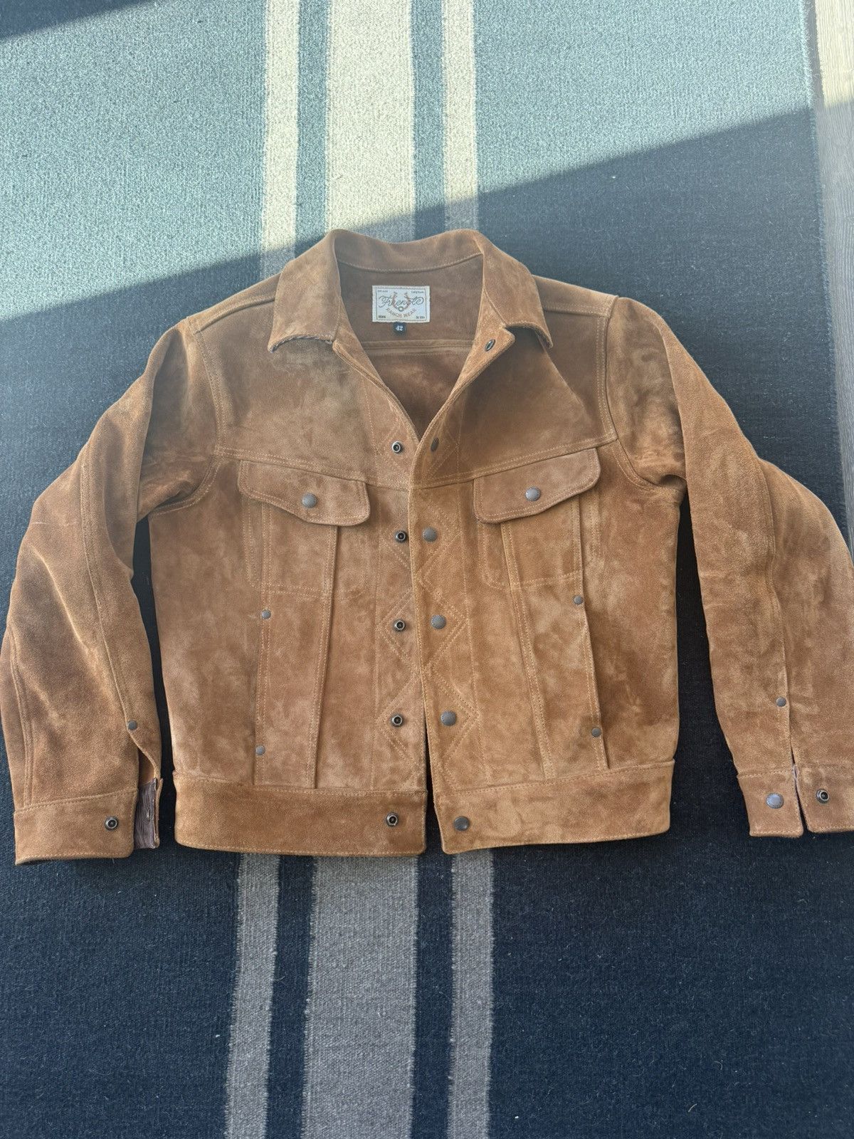 Freenote Cloth Suede Trucker Jacket