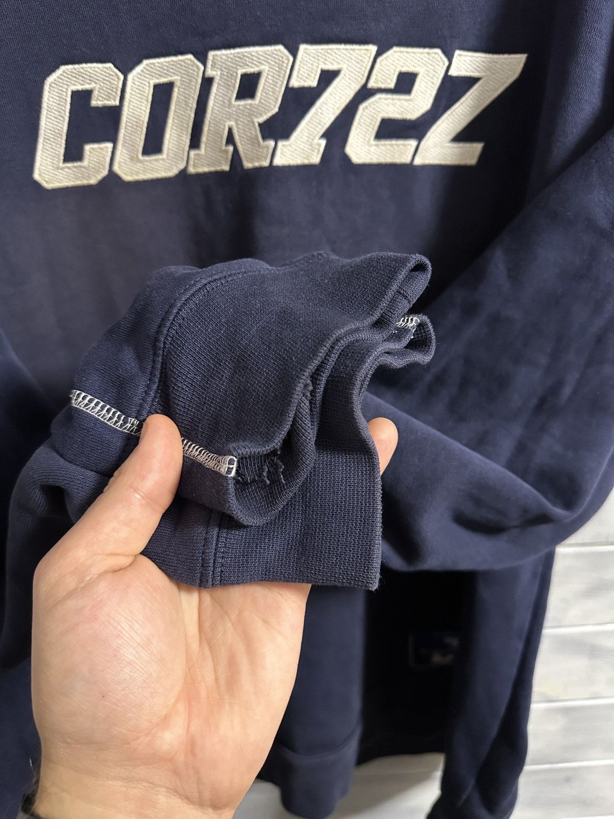 Nike Rare Vintage Sweatshirt Nike COR727 Small Swoosh Drill Y2K Size US XL / EU 56 / 4 - 6 Thumbnail