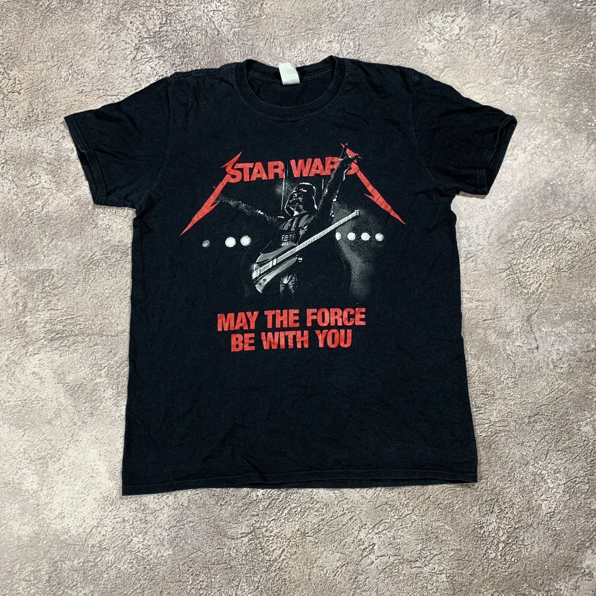 Vintage Vintage 90s Star Wars Darth Vader Graphic Tee Streetwear M Size US M / EU 48-50 / 2 - 1 Thumbnail