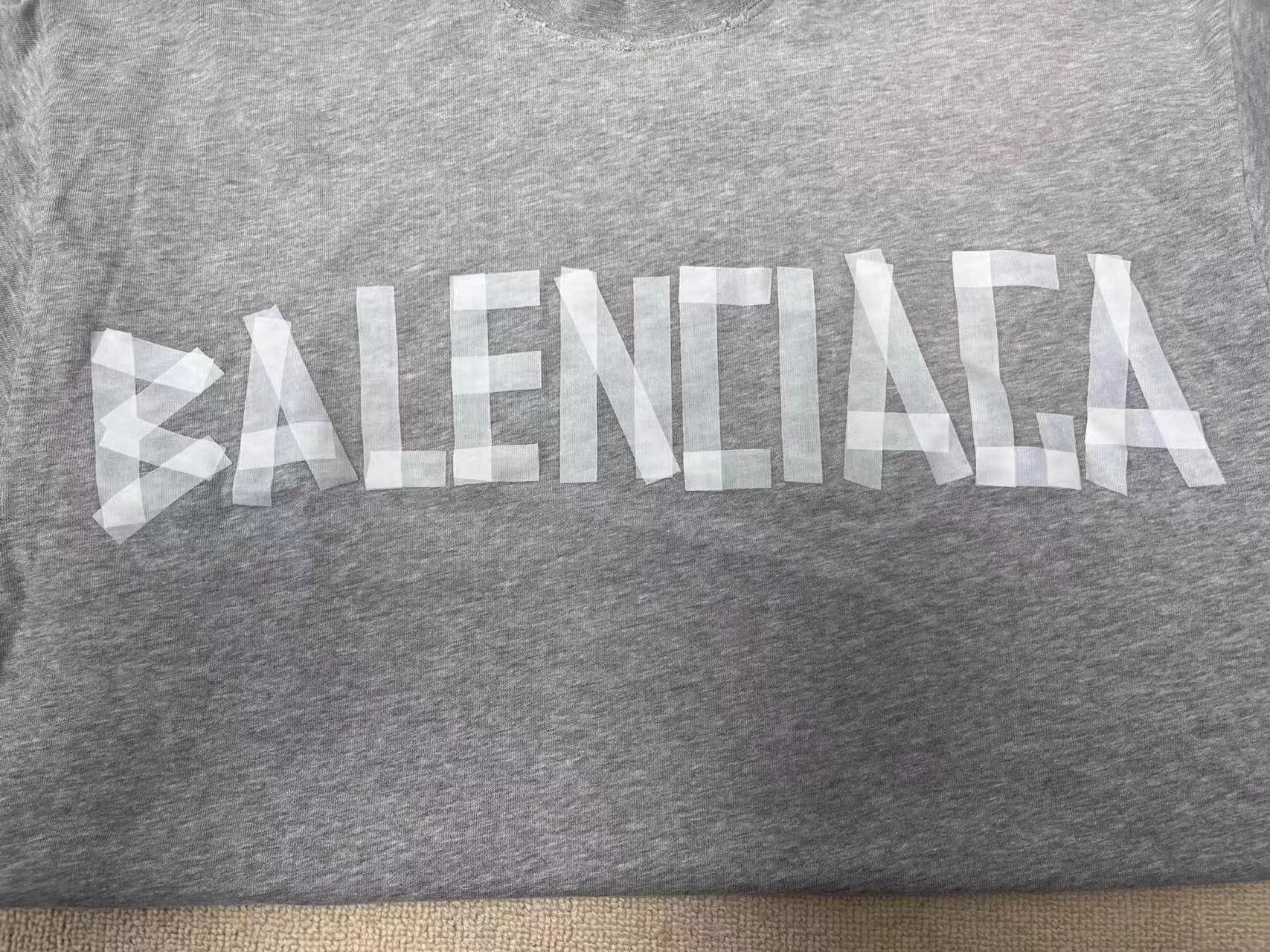 Balenciaga Balenciaga Gray Logo Short Sleeve Tee Unisex XXS Near New Size US XXS / EU 40 - 3 Thumbnail