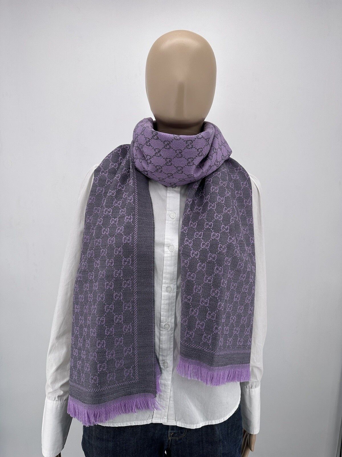 Gucci New Gucci Scarf 48x180cm Size ONE SIZE - 3 Thumbnail