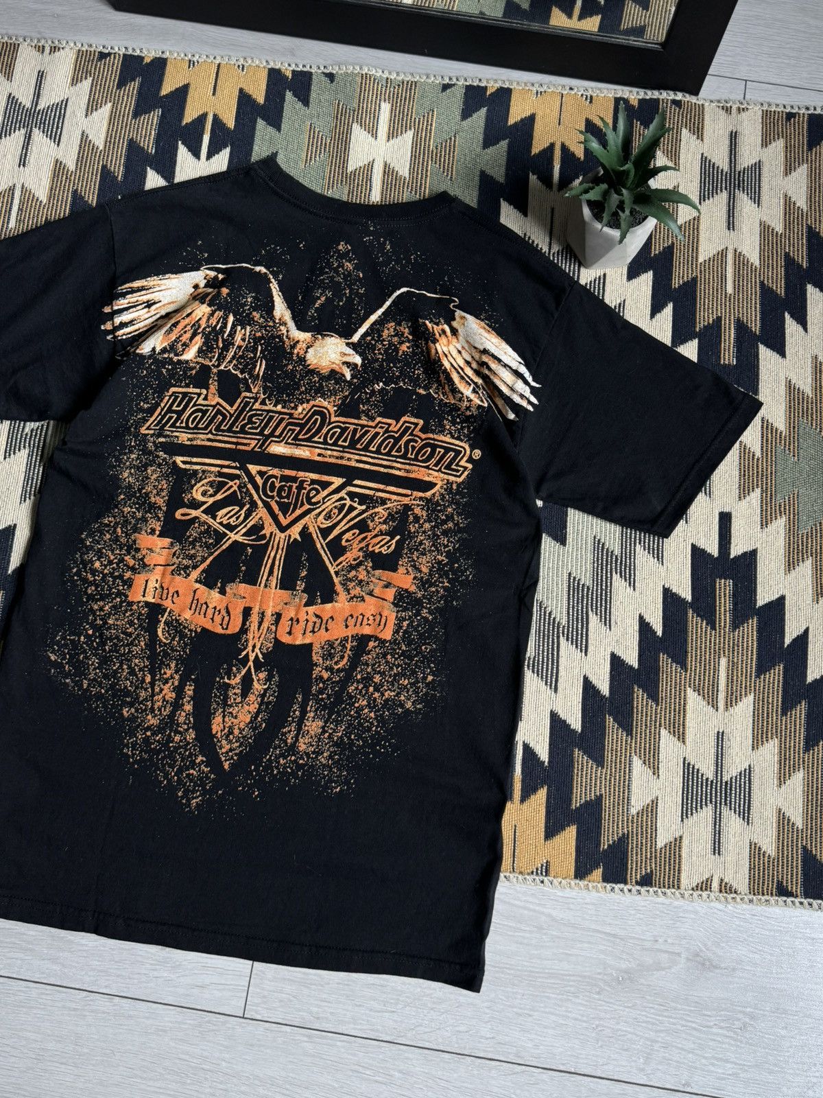 Harley Davidson Vintage Harley Davidson Big Logo Eagle T-shirt Size US M / EU 48-50 / 2 - 4 Thumbnail