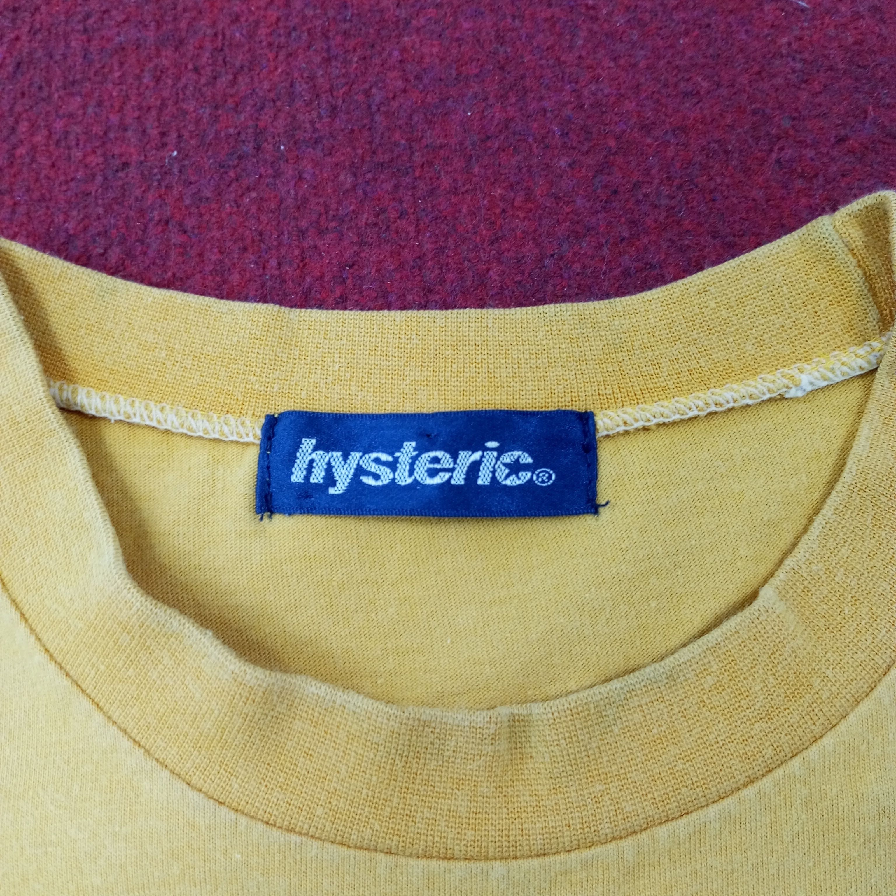 Hysteric Glamour × Japanese Brand × Vintage Hysteric Glamour Streetwear Custom Art Tshirt c219n48 Size US S / EU 44-46 / 1 - 10 Thumbnail