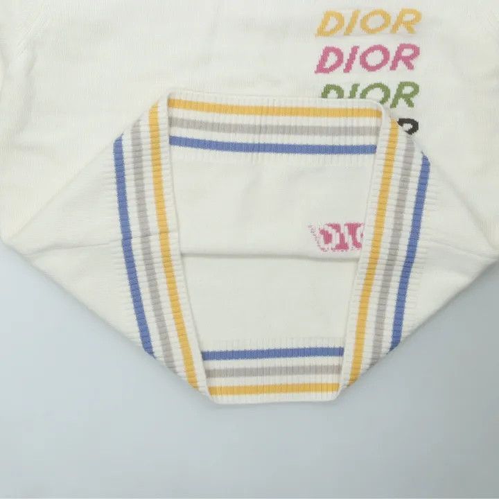 Other Dior Dior SS24 Colorful Logo Cashmere Sweater 0079-2507 Size US L / EU 52-54 / 3 - 1 Thumbnail