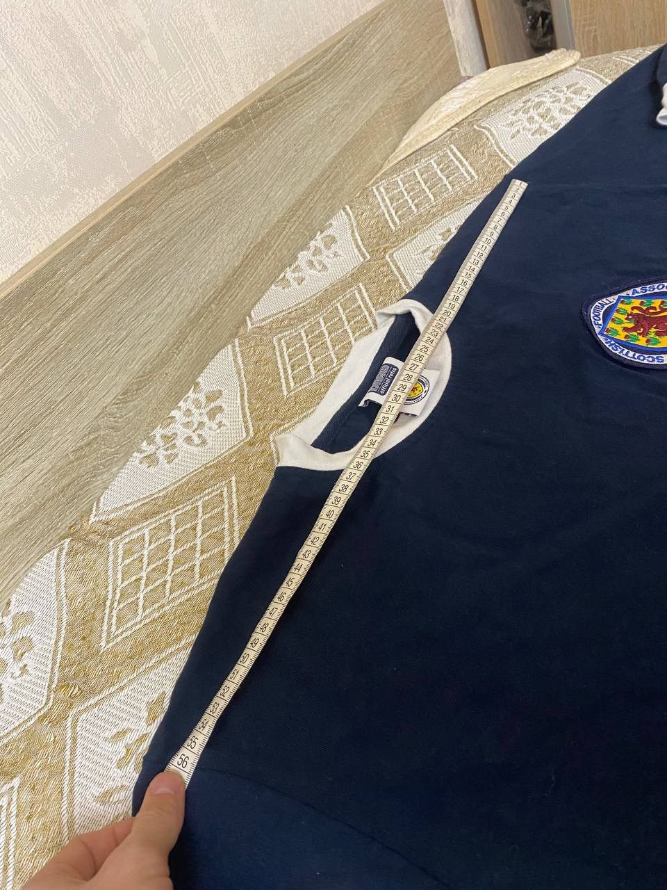 Vintage 🔥 1960s Scotland Retro Long Sleeve Jersey Shirt Score Draw Size US XL / EU 56 / 4 - 11 Thumbnail