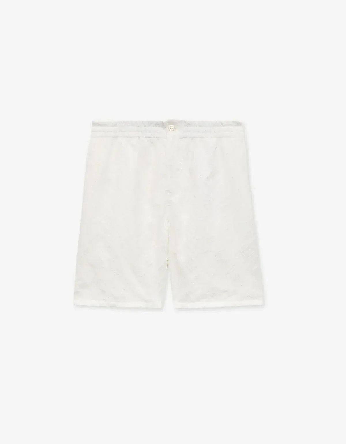 Kenzo Kenzo Tiger Elasticated Off White Shorts Size US 32 / EU 48 - 1 Thumbnail
