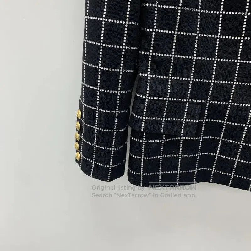Balmain Balmain Black Cotton Women's Jacket . Size M / US 6-8 / IT 42-44 - 4 Thumbnail