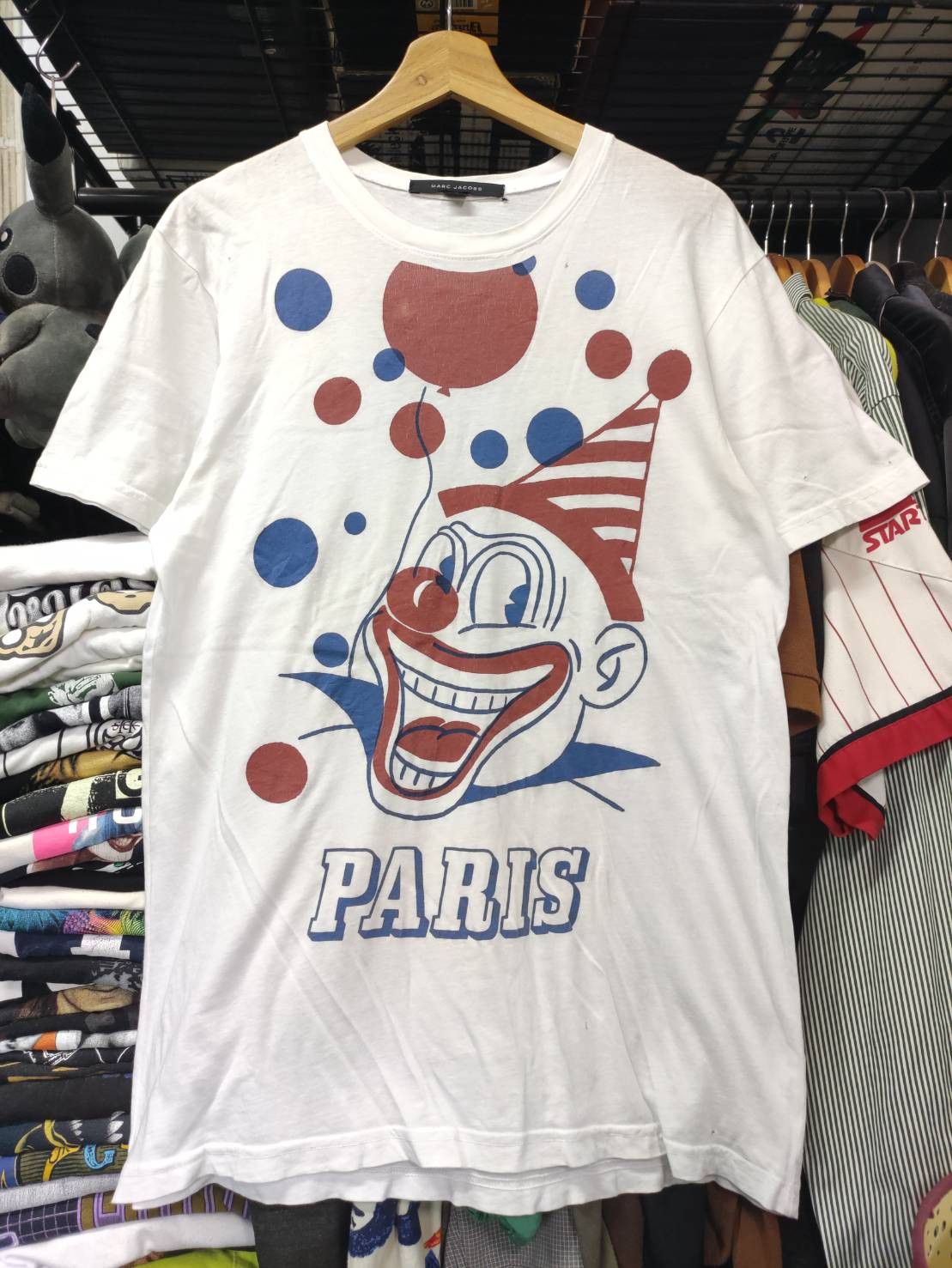 Marc Jacobs Rare! Marc Jacobs Paris Clown T-Shirt Size US M / EU 48-50 / 2 - 3 Thumbnail