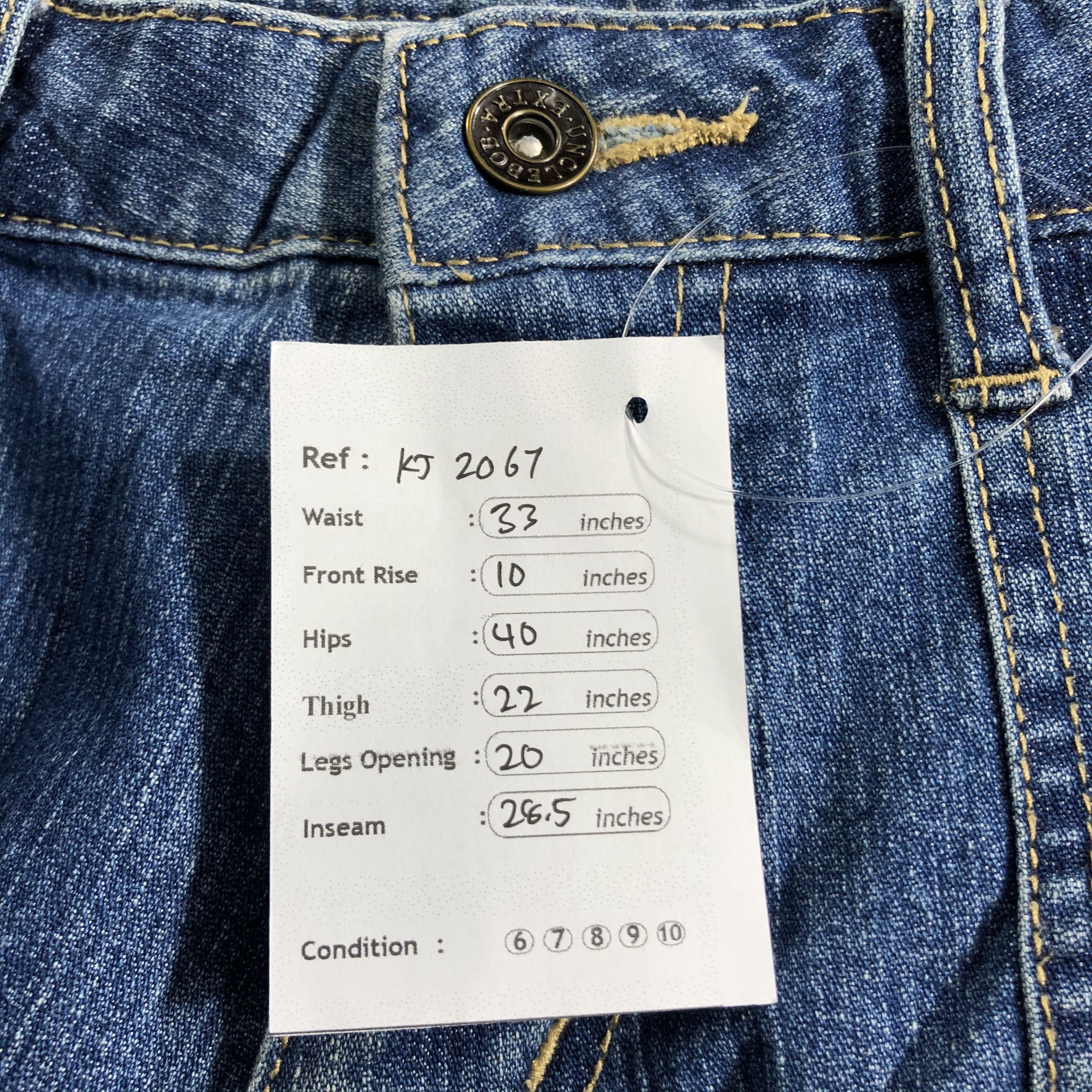 Japanese Brand Vintage Japanese Brand Bush Pants Flared Jeans Kj2067 Size US 29 - 10 Thumbnail
