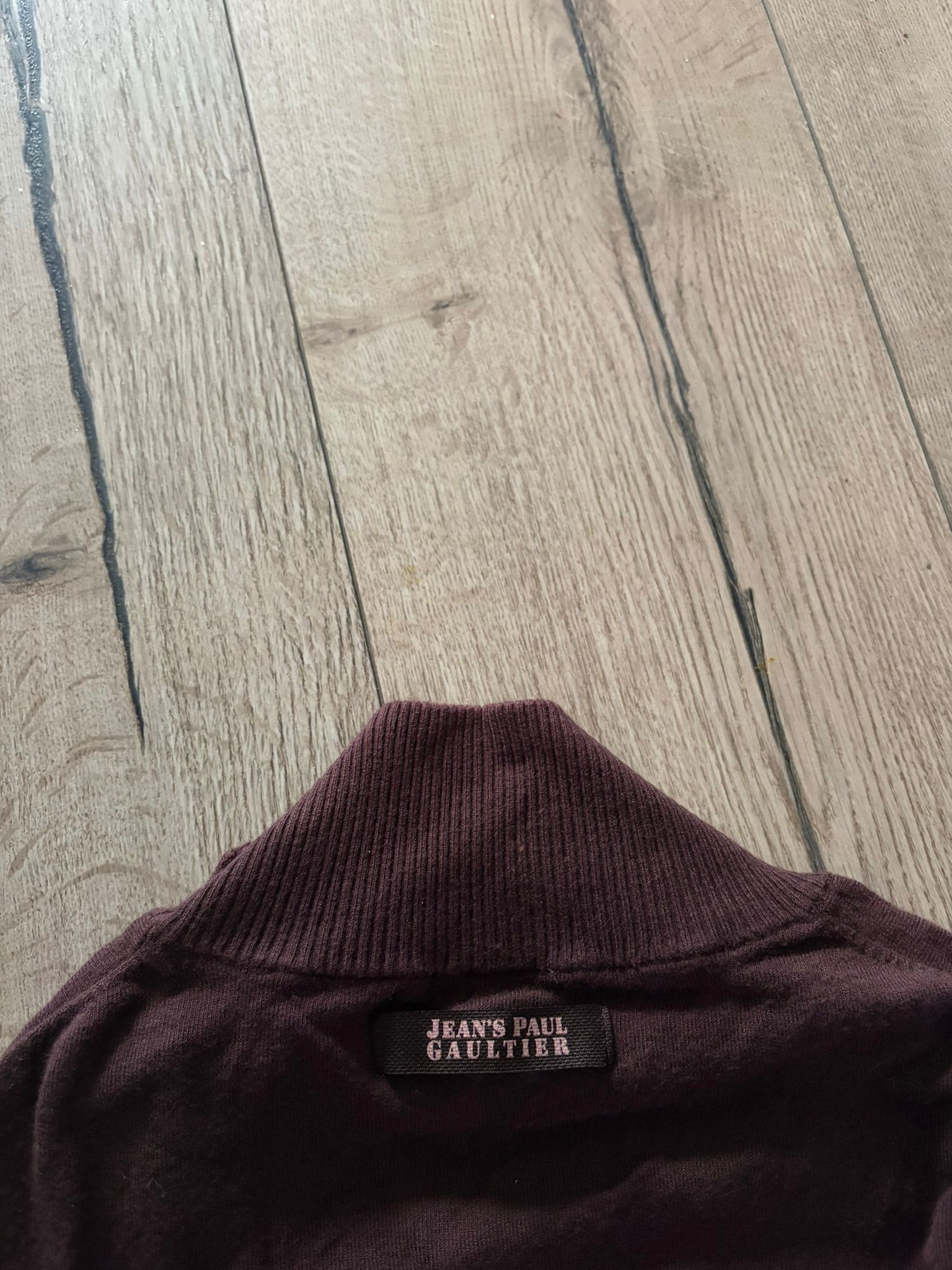 Jean Paul Gaultier Jean Paul Gaultier 90s Brown Zip Pullover Sweater Rare XS Size US XS / EU 42 / 0 - 5 Thumbnail