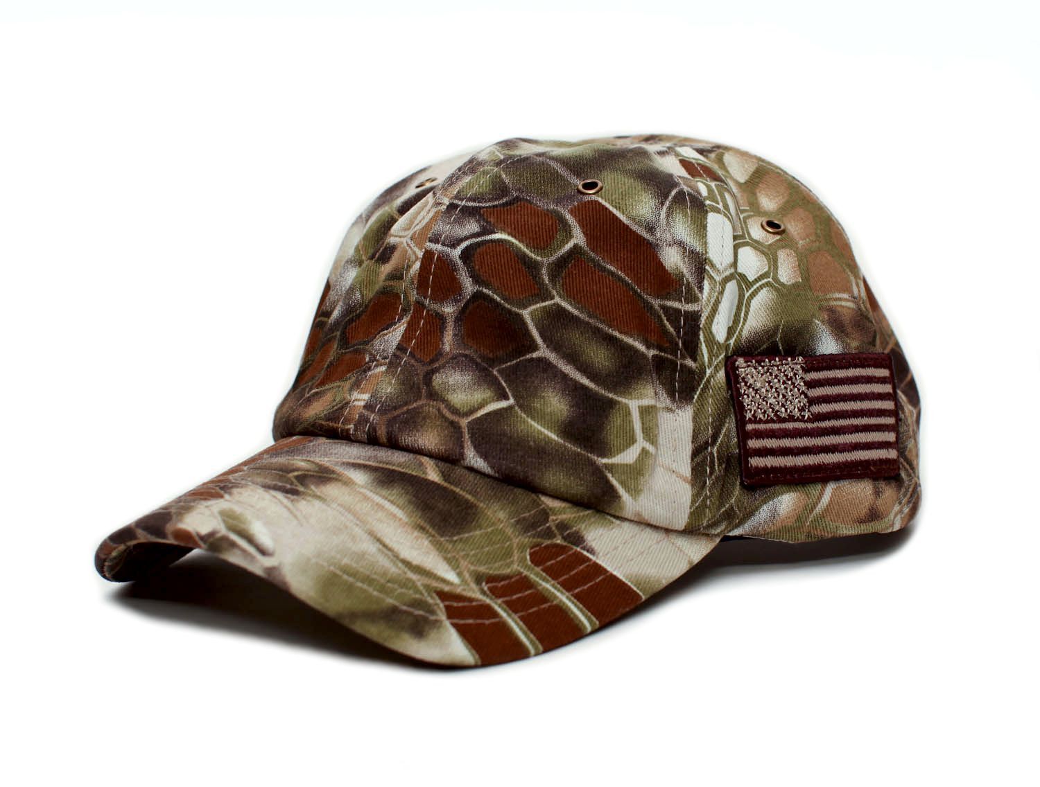 Other Tactical Camo Hat Embroidered American Flag Army USA Tan/Kh. Size ONE SIZE - 1 Thumbnail