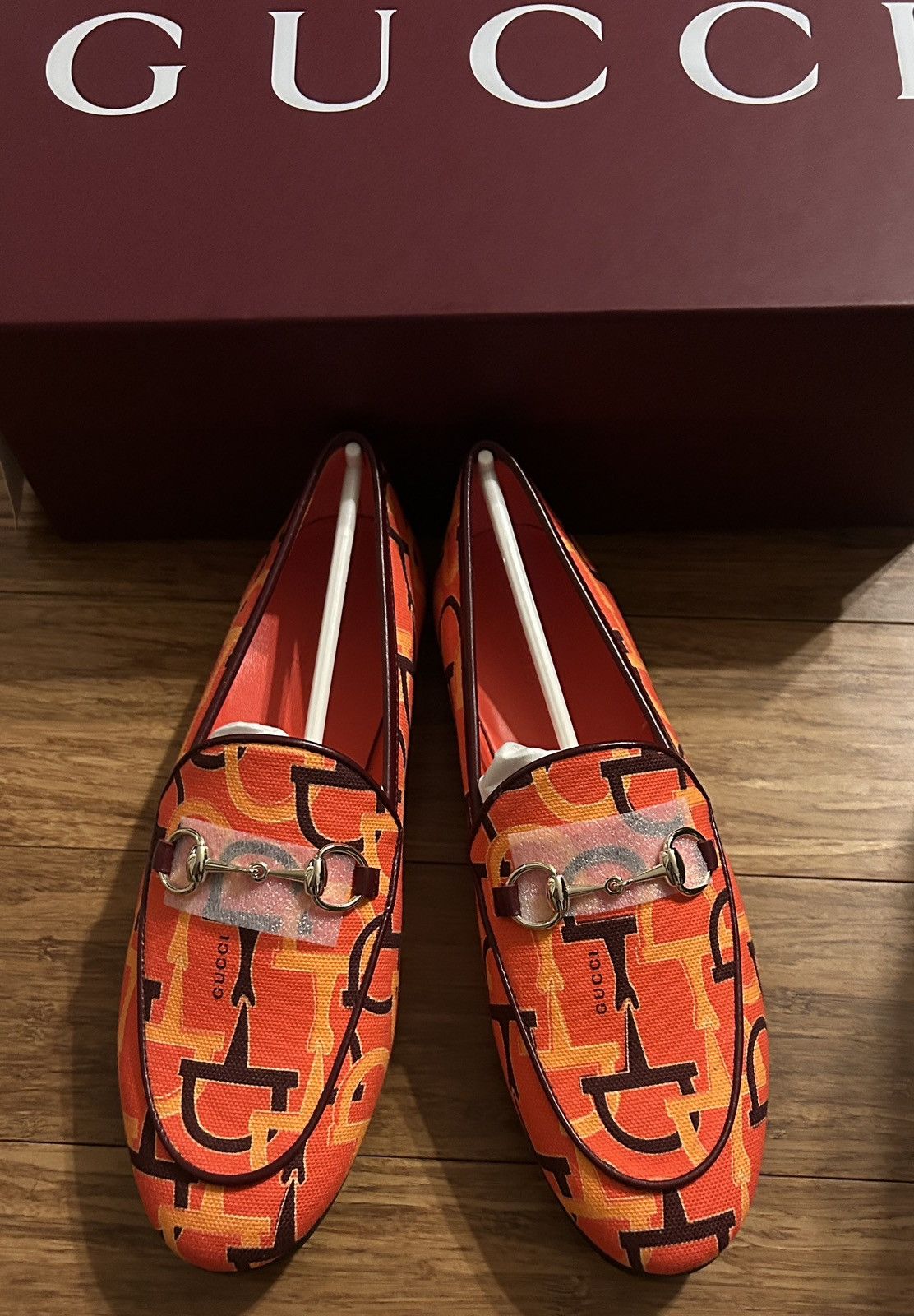 Gucci Gucci Jordaan Casual Shoes Loafer Orange 431467 size 36.5 Size US 6.5 / IT 36.5 - 4 Thumbnail