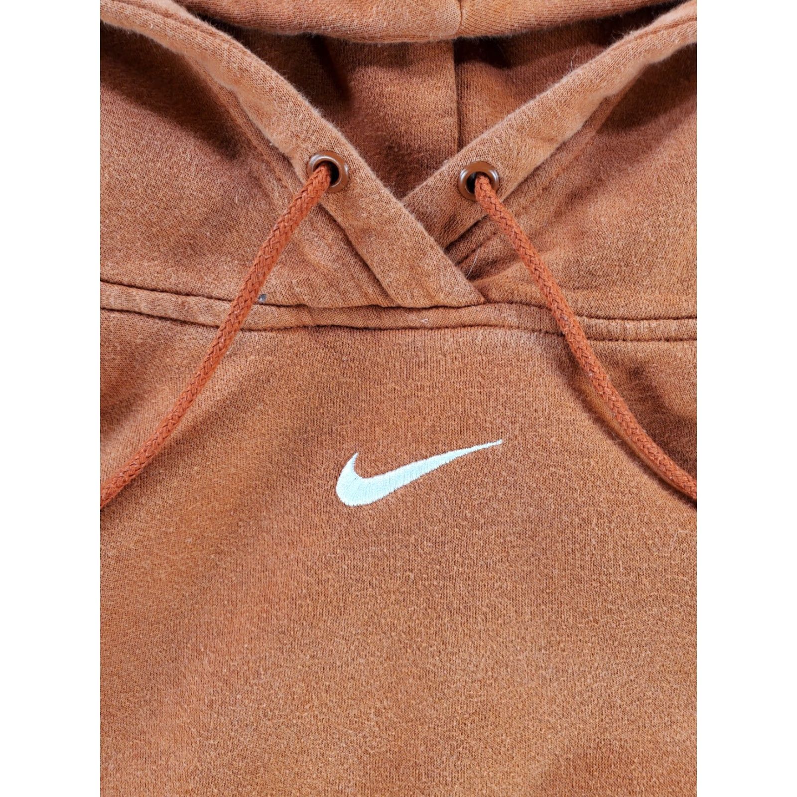 Nike Nike Center Swoosh Hoodie Sweatshirt Embroidered Long Sleeve Pullover Mens M Orange Size US M / EU 48-50 / 2 - 2 Thumbnail