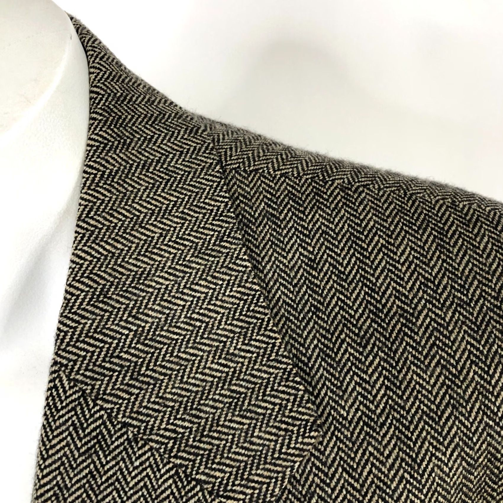 Ralph Lauren Ralph Lauren Polo University 44T Wool Herringbone Sport Coat Jacket Notch Lapel Single-Breasted 2-Button Dress Coat Mens DIV Size US XXL / EU 58 / 5 - 3 Thumbnail