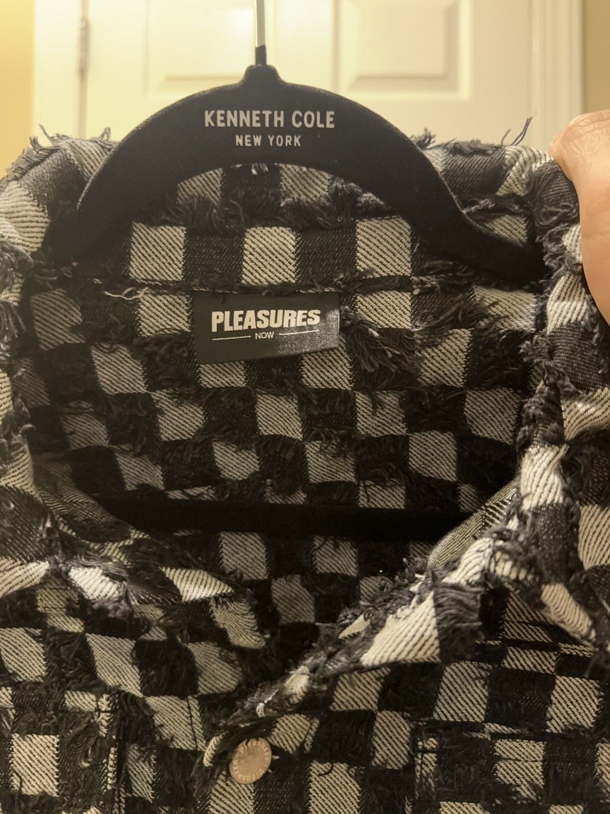 Pleasures Pleasures Curfew Checker Trucker Jacket Size US M / EU 48-50 / 2 - 6 Thumbnail