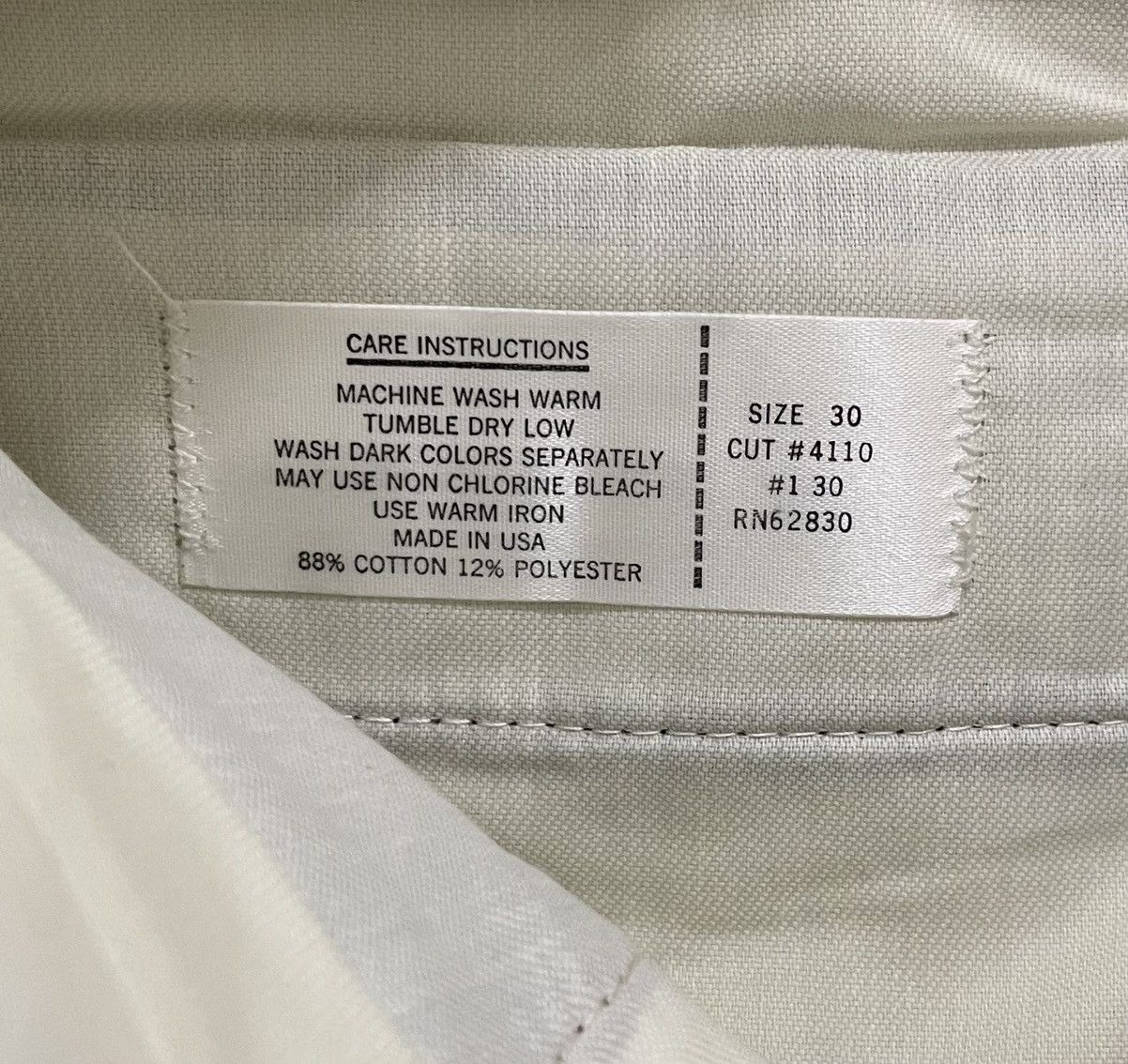 Lands' End NWT 90s Lands' End Men's Corduroy Flat Front Pants 30x36 Size US 30 / EU 46 - 3 Thumbnail