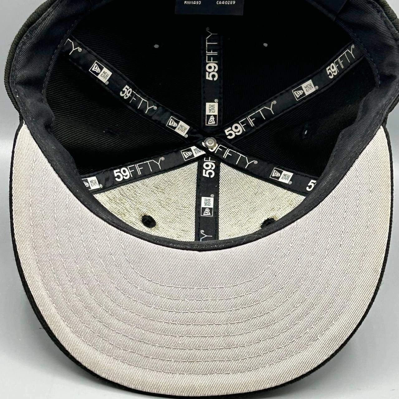 New Era San Francisco Giants Hat Men 7 1/8 Black MLB Fitted Cap Size ONE SIZE - 7 Thumbnail