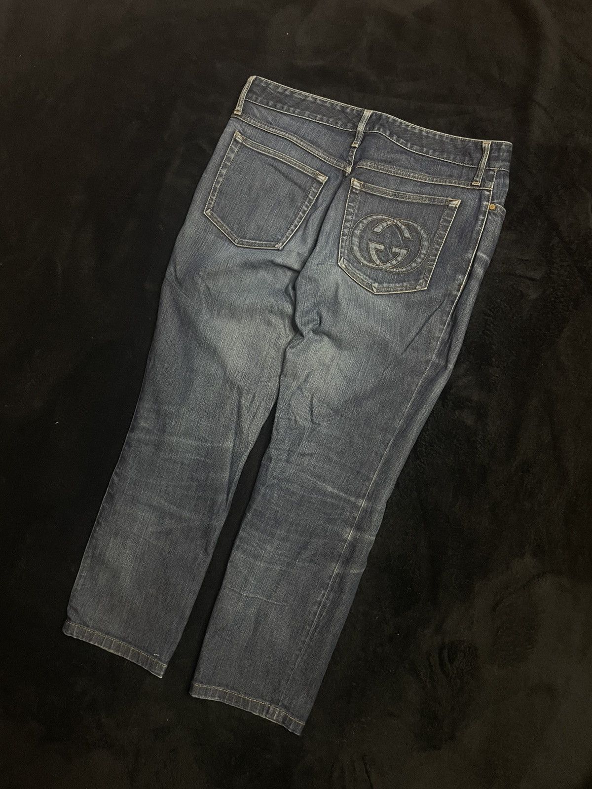 Gucci Vintage Gucci Logo Jeans Woman‘s y2k Size S Size 28" / US 6 / IT 42 - 2 Thumbnail