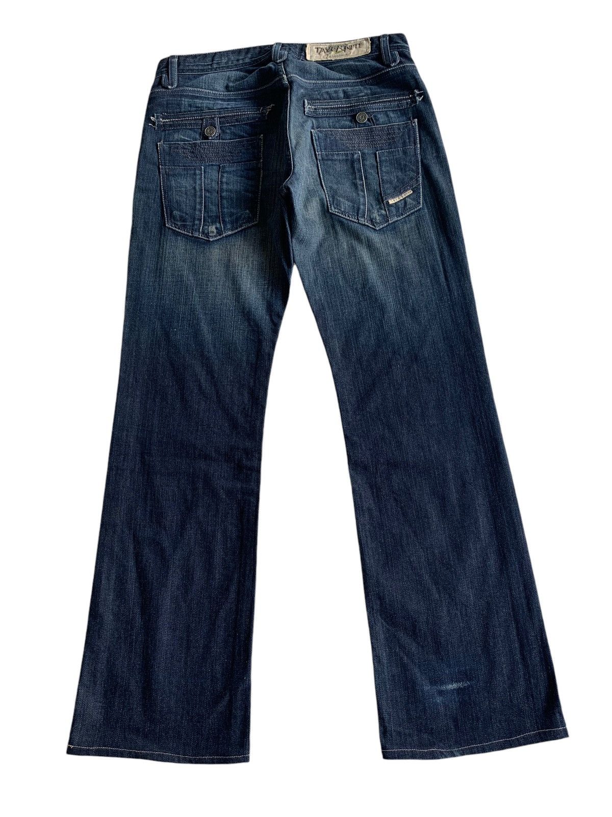 If Six Was Nine × Japanese Brand × Jean FLARE JEANS Taverniti so Jeans Punk Style Denim☠️🎌 Size US 33 - 3 Thumbnail