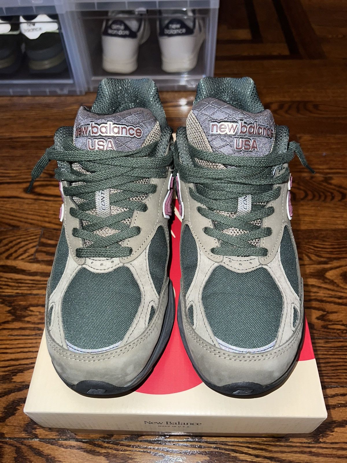 New Balance New Balance 990v3 Olive Green Size US 9.5 / EU 42-43 - 3 Thumbnail