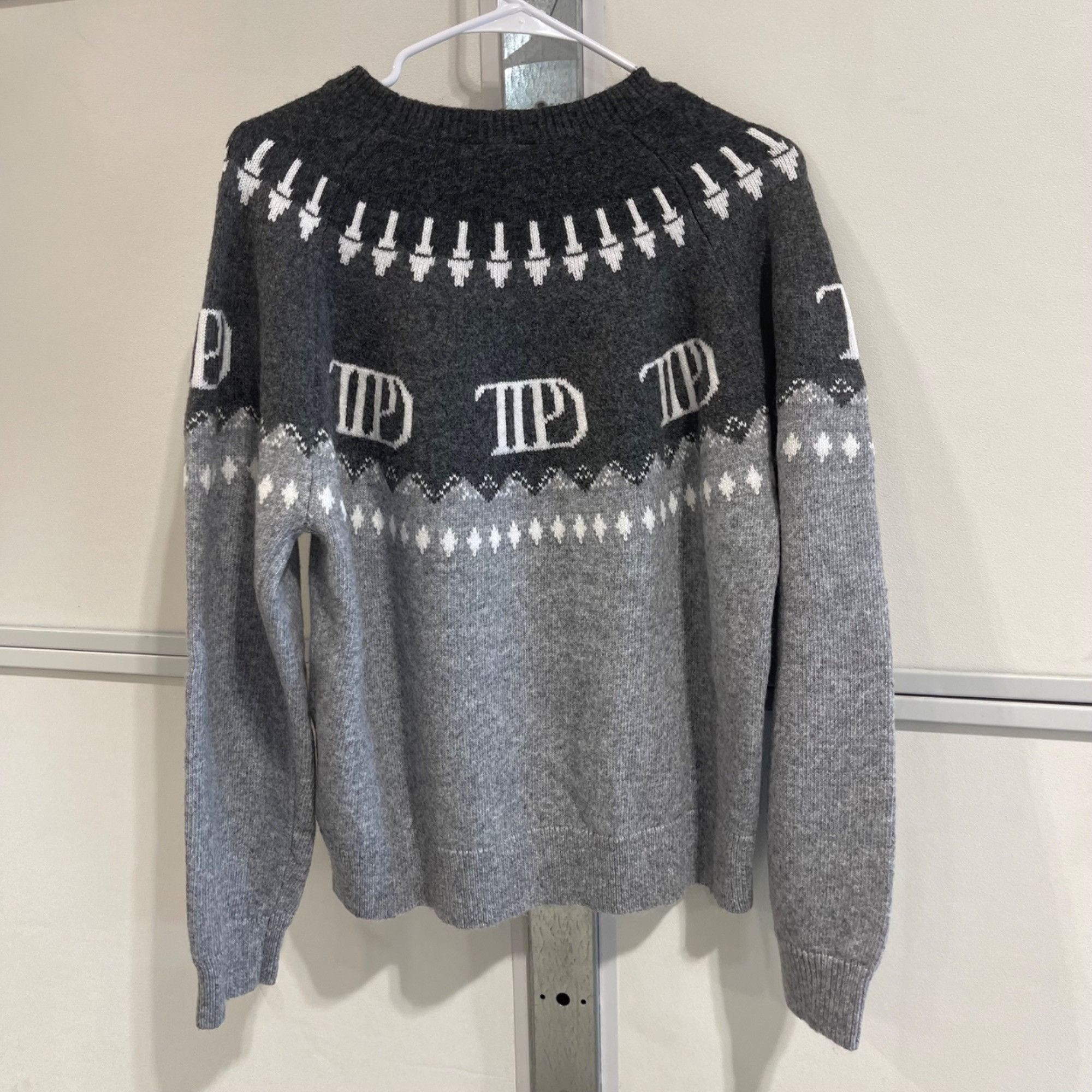 Band Tees NEW TAYLOR SWIFT THE TORTURED POETS DEPT. KNIT SWEATER SMALL Size S / US 4 / IT 40 - 4 Thumbnail