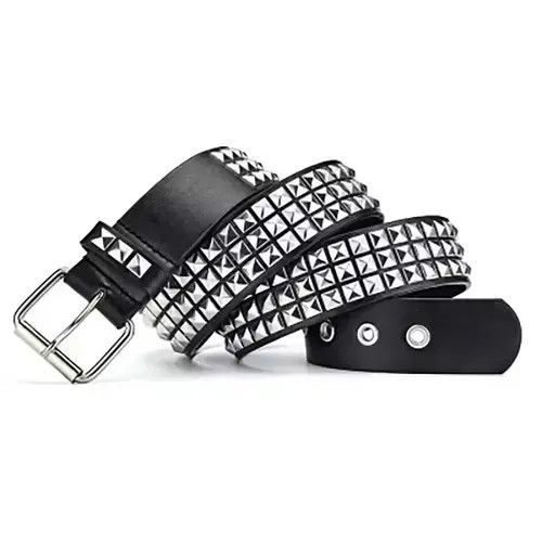 Hypebeast Jifannpaul Square Belts Rivet Metal Pyramid Size ONE SIZE - 4 Thumbnail