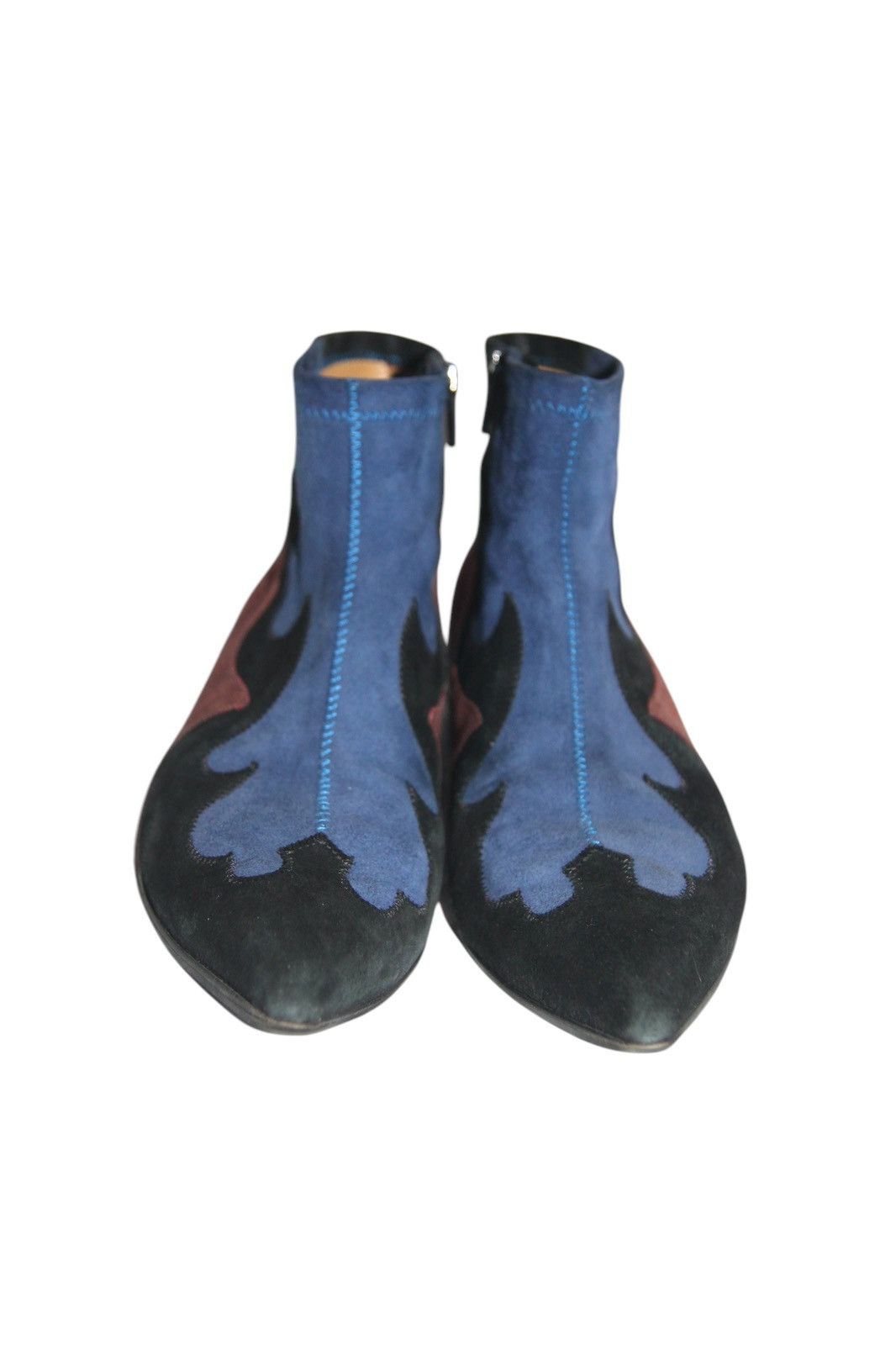 Toga × Toga Pulla TOGA PULLA Suede Western Panel Boots (Size 38) Size US 8 / IT 38 - 6 Thumbnail