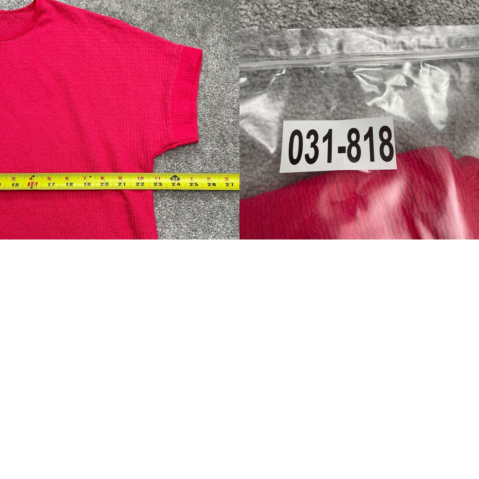 Pinko Unbranded textured Crepe Blouse Womens 2XL Pink Dolman Sleeve Crew Neck Casual Shirt Ladies Blouse Size XXL / US 16-18 / IT 52-54 - 8 Thumbnail