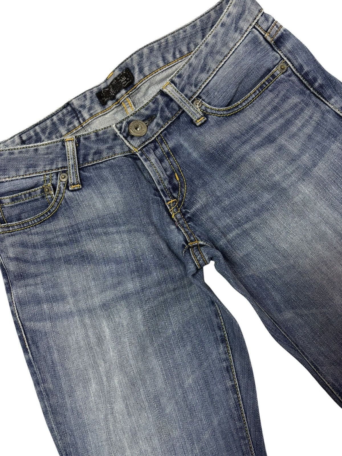 MOUSSY Vtg Moussy Japan Flared Distressed Jeans Size 28" / US 6 / IT 42 - 5 Thumbnail