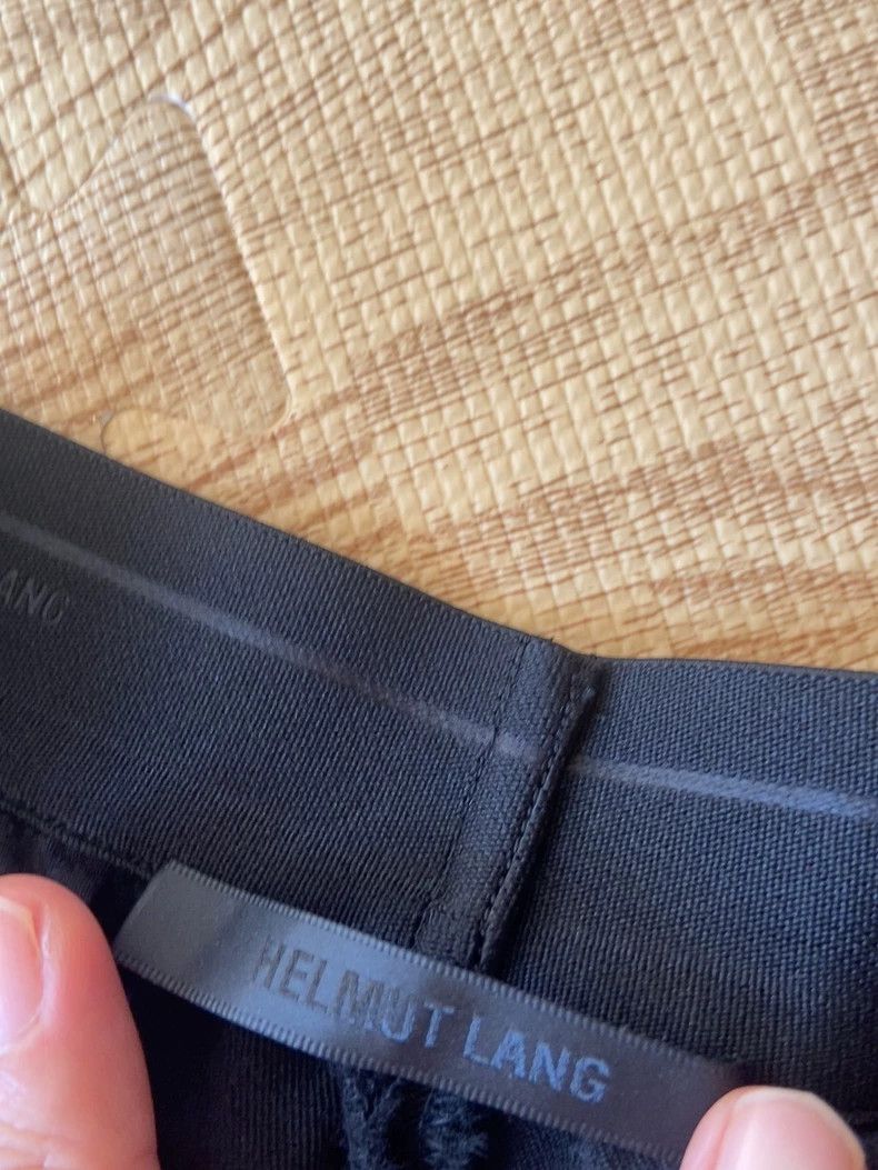 Helmut Lang HELMUT LANG size2 Black wool trousers Size 27" / US 4 / IT 40 - 2 Thumbnail
