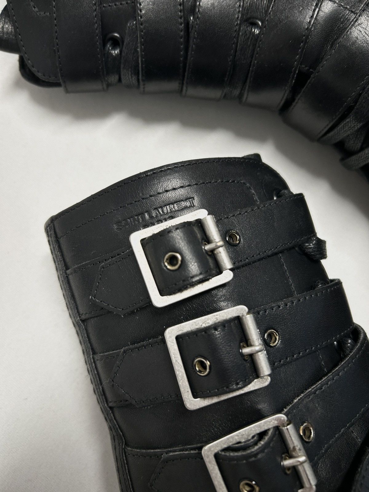 Saint Laurent Paris FW2013 Bondage Ranger Boot Size US 8 / EU 41 - 7 Thumbnail