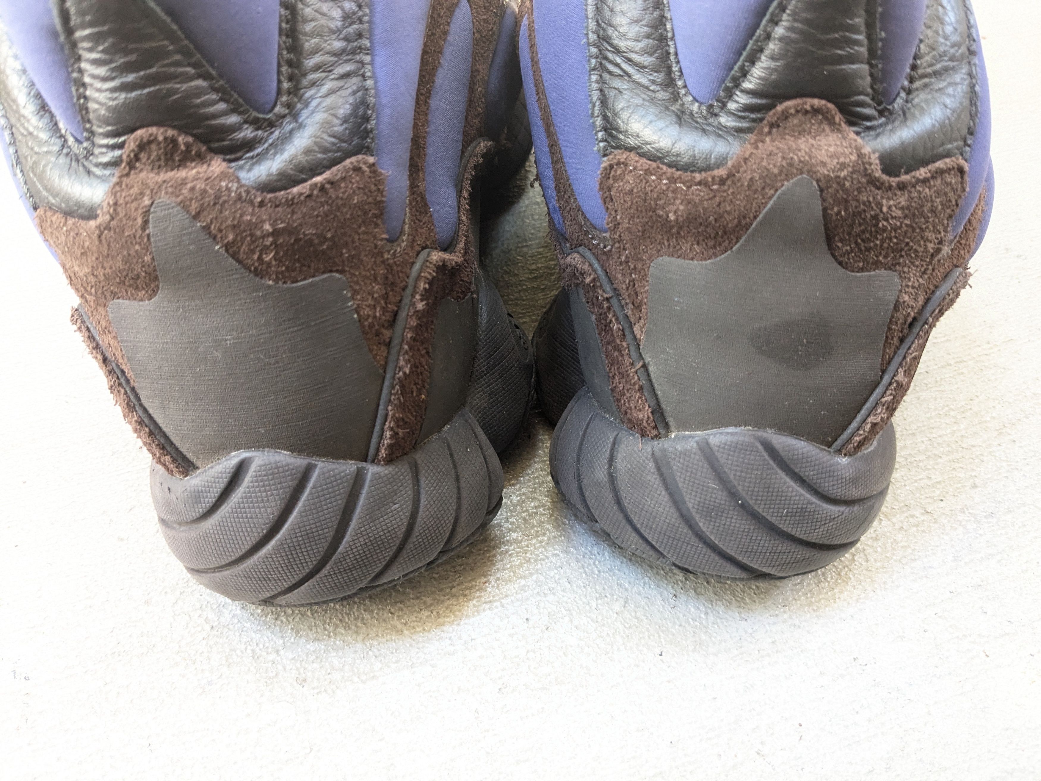 Adidas × Kanye West adidas Yeezy 500 High Tyrian 12 Blue Brown Suede FY4269 Size US 12 / EU 45 - 13 Thumbnail