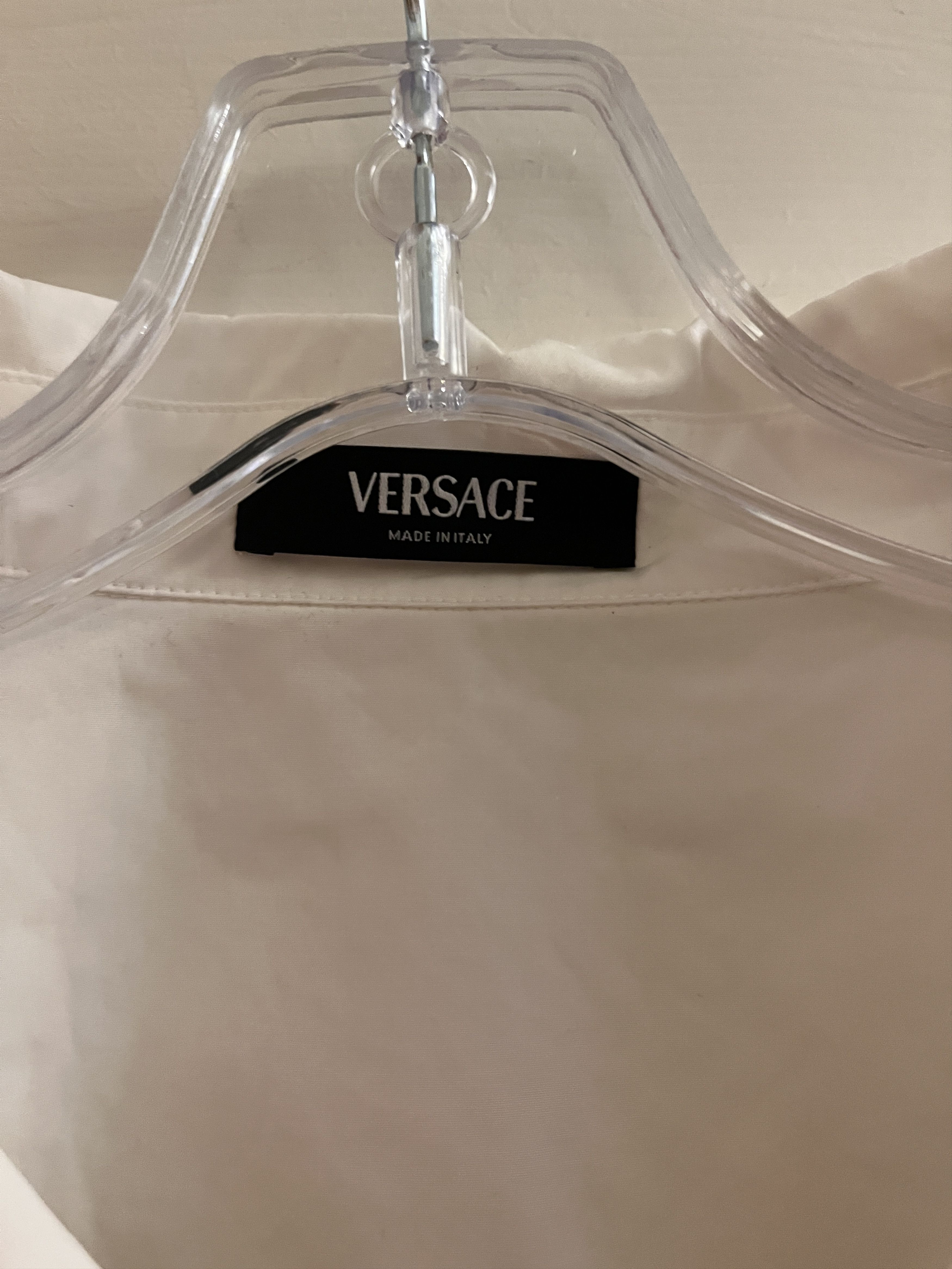 Versace Versace Barocco Sea Print Cotton Button Up Down Shirt Size US XL / EU 56 / 4 - 8 Thumbnail