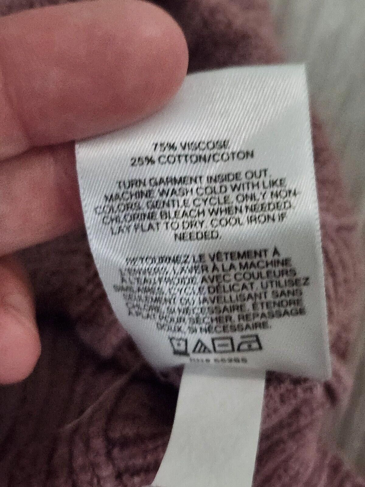 Express Express Sweater Medium Purple Knit 3/4 Sleeves Scoop Size M / US 6-8 / IT 42-44 - 4 Thumbnail