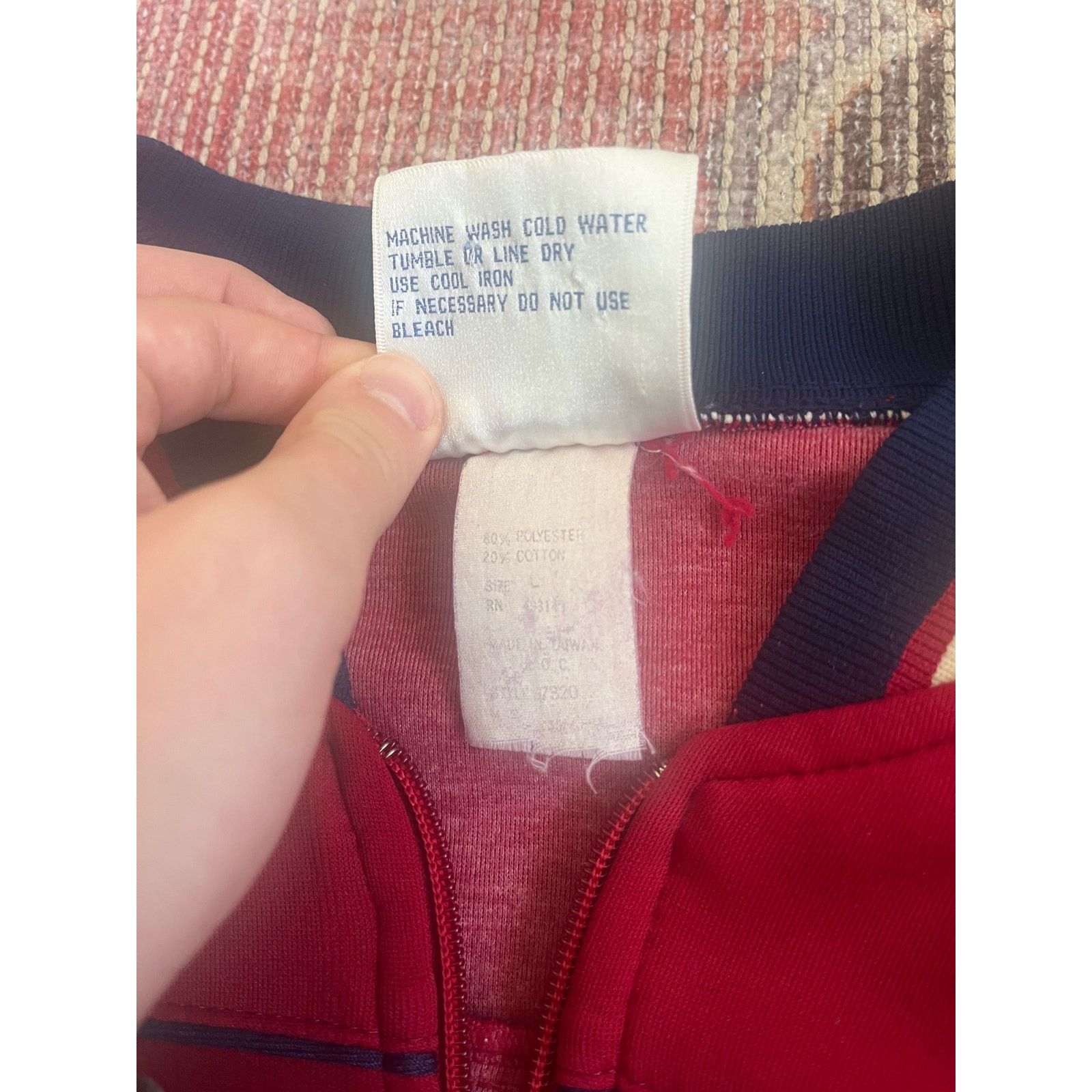 Vintage Vintage Winning Ways Zip-Up Track Jacket Red White Size L Size US L / EU 52-54 / 3 - 5 Thumbnail