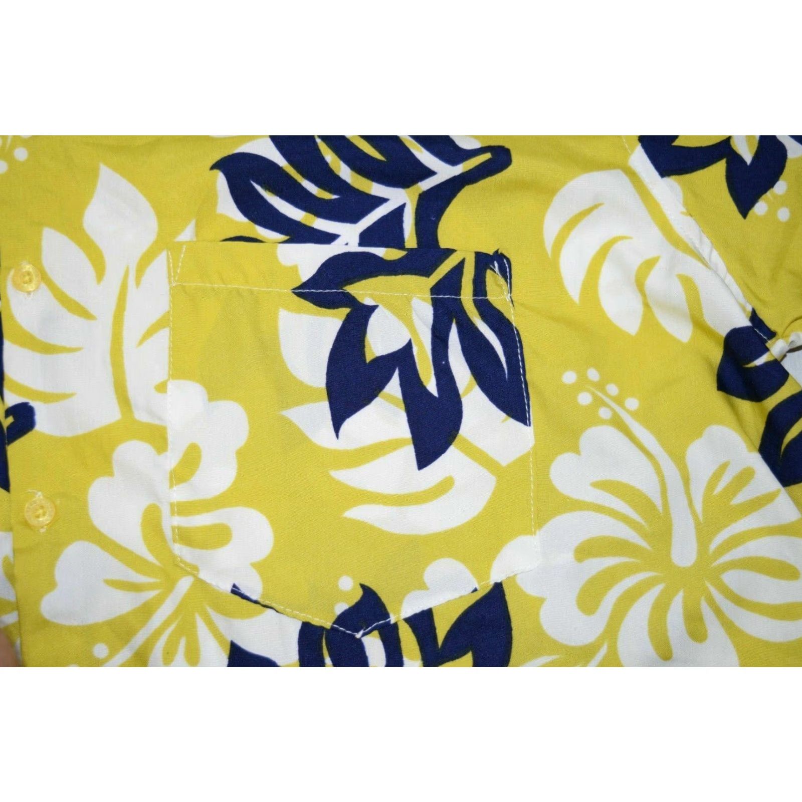 Vintage Waikiki Creations Shirt Mens XL Yellow Blue Flowers Hawaiian Surfboards Size US XL / EU 56 / 4 - 4 Thumbnail