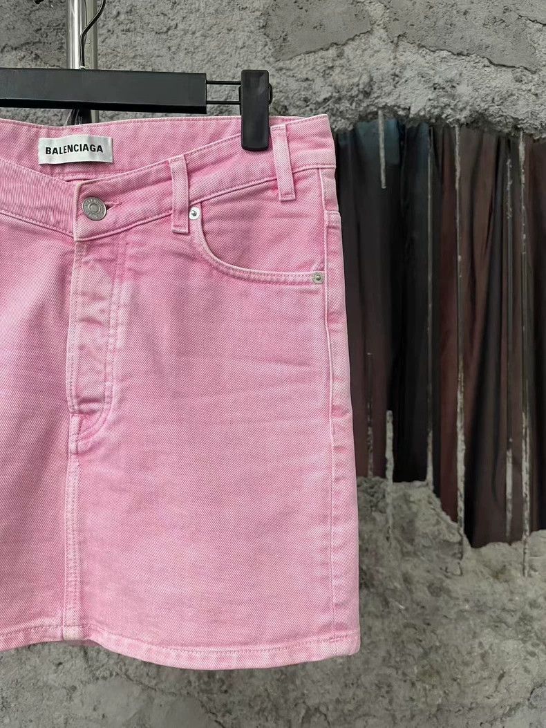 Balenciaga Balenciaga Pink denim skirt Size 25" / US 0 / IT 36 - 4 Thumbnail