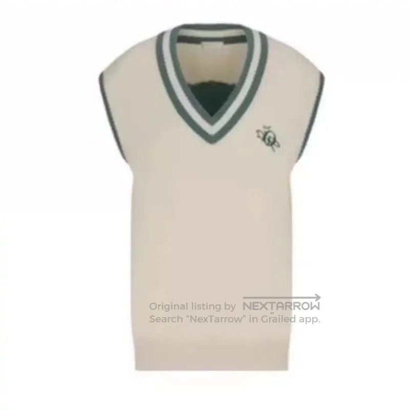 Dior Dior Men's Sleeveless Cotton Sweater in Beige . Size US XL / EU 56 / 4 - 1 Thumbnail