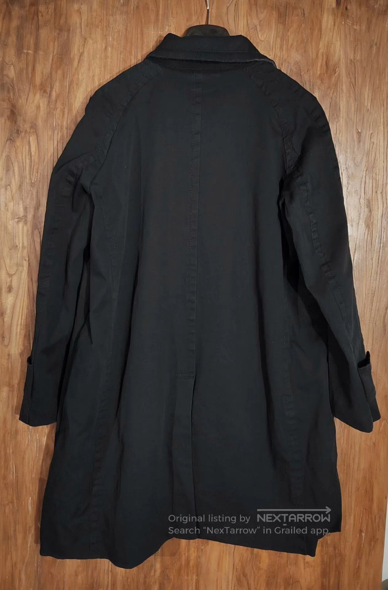 Sacai Sacai Black Classic Men's Trench Coat. Size US M / EU 48-50 / 2 - 9 Thumbnail